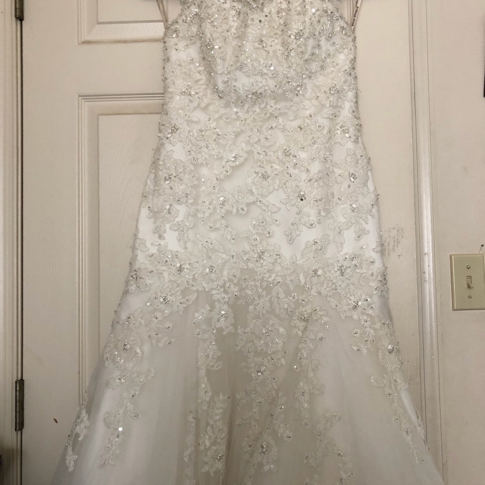 Maggie Sottero Cream Haute Couture Gown